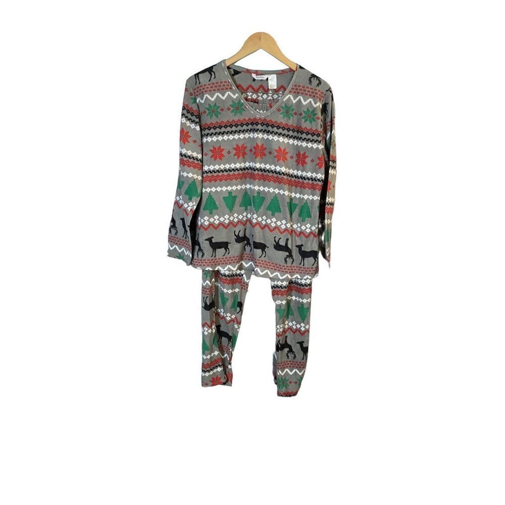 Mayfair men’s Christmas holiday pajamas, set two piece size Ex large